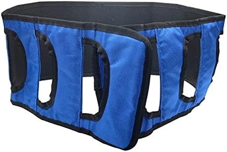 Patient Transfer Belt, Padded Patient Lift Sling Stand Assist Sling, Safety Secure Transfer Sling, Moving Assist Hoist Gait Belt with Heavy Duty 400lb Weight Capacity and Handles