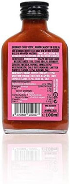 Crazy Bastard Sauce Sample Set of 3 Hot Chili Sauces - Chipotle & Pineapple, Habanero & Tomatillo, and Ghost Pepper & Mango (3 x 100ml)