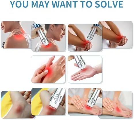 Extracorporeal Shockwave Therapy Machine for Joint Muscle Pain Relief for Elbows,Focused Shock Wave Therapy Machine for Plantar Fasciitis Foot Strains Pain Relief Electric Shockwave Massager
