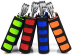 Foam Hand Grip Exerciser (Blue) - Stress Relief & Finger Strength Trainer