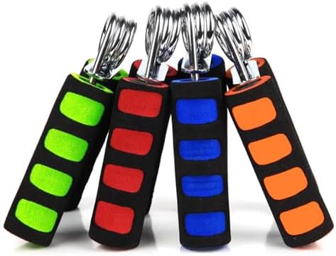 Foam Hand Grip Exerciser (Blue) - Stress Relief & Finger Strength Trainer