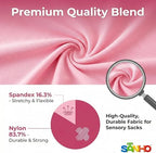 SANHO Premium Sensory Sock Body Sock, Perfect for Children with Sensory Processing Disorder, Updated Version (Pink, Small)