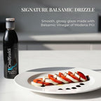 Casa Rinaldi Balsamic Glaze – Italian Balsamic Vinegar of Modena PGI Cream, Smooth Glossy Drizzle for Salads, Caprese, Vegetables & Desserts, Authentic Italian Balsamic Reduction (250ml)