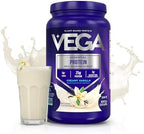 Vega Essential Protein – 25g Plant Based Protein Powder, Creamy Vanilla, Vegan for a Dairy-Free Vanilla Shake – Large Tub, 32.5oz (20 Servings)