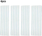 Replacement Mop Cover For Leifheit XL Cotton Plus, Washable Microfiber Pad With Absorbent Fibres For Hard Floors, And Frames, Telescopic Or Steel Handle(4 PACK)