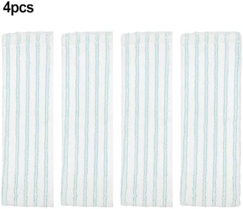 Replacement Mop Cover For Leifheit XL Cotton Plus, Washable Microfiber Pad With Absorbent Fibres For Hard Floors, And Frames, Telescopic Or Steel Handle(4 PACK)