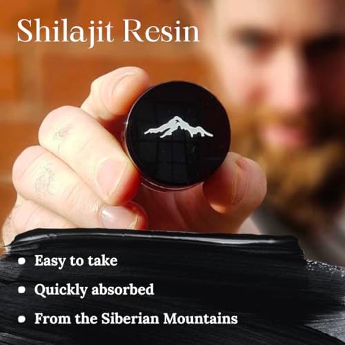 Pure Himalayan Shilajit, High Nutritional Potency, Grade A Shilajit Resin with 85+ Plant-Derived Trace Minerals and Fulvic Acid, Energy & Immune Suport for Men and Women, 3rd Party US Lab Tested (30g)