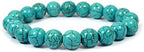 Aleafa Armlet Presents Turquoise Bracelet Crystal Stone 10 Mm Beads for Reiki and Crystal Stones Bracelet (Color : Green) #Aport-4390
