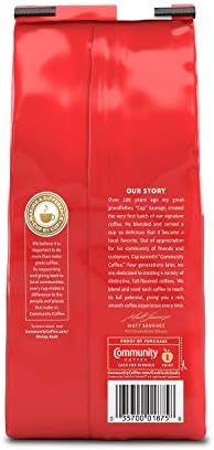 Community Coffee Signature Blend Whole Bean Coffee, Dark Roast, 12 oz Bag (Pack of 1)