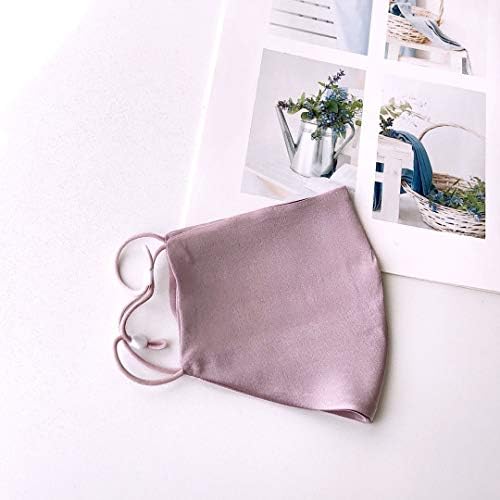 ROSEWARD 100% Mulberry Silk Face Mask for Women Men Reusable Adjustable with Filter Pocket