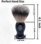Luxury Shaving Brushes For Men by Echolly-Super Strong NO Shedding Bristle Shave Brushes for Men-Smooth Acrylic Handle Legacy Shave Brush-Rich and Fast Lather Shaving Cream Brush Gifts for Fathers Day