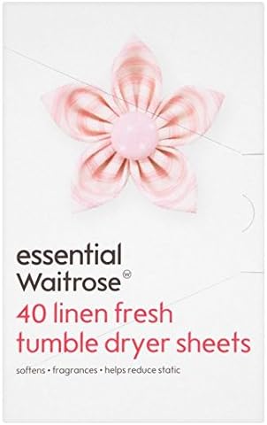 WAITROSE Essential Fresh Tumble Dryer Sheets 40 per pack