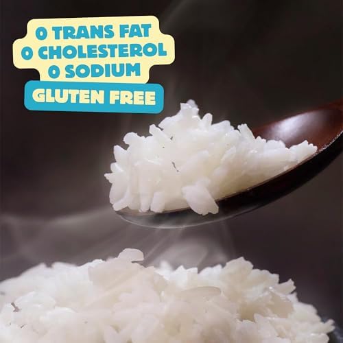 Premium Instant Rice | Sticky Sushi Rice | 0 Trans Fat/ 0 Cholesterol/ 0 Sodium | Ready in 90 Secs | Gluten-Free | Healthy Sticky White Rice Bowls (Bap) – [WHITE Rice |12 Pack] | Long Shelf Life - O'Food