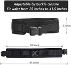 LOOEEL Adjustable Waist Belt Soft Neoprene Padded Belt with 2 Movable Rings for Cable Machines Fitness Exercise Speed Agility Resistance Training