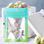 minkissy 100Pcs Household Sealing Bags Multi-Function Jewelry Pouches Small Storage Pouch Reusable Portable 3.93X2.75 Inch