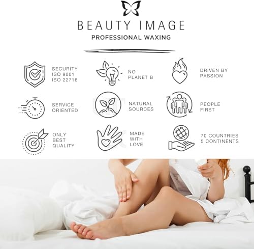 Beauty Image Natural Warm Wax Roll On - Pack of 6