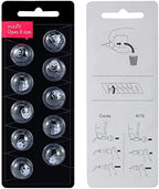 Hearing Aid Domes for Oticon Minifit Bass 8mm Open（3 Pack），Universal Domes for Oticon Hearing Aid Supplies