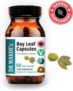 DR WAKDE'S Bay Leaf Capsules (Cinnamomum Tamala, 60 Veg Caps, Plant-Based Supplement, Ayurvedic Herb, All Natural, Vegan)