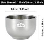 Grandslam Razor & Brush Stand with Double Stainless Steel Bowl Set for Shave Soap, Safety & Straight Razors, Silver