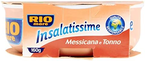 Rio Mare Insalatissime Mexican Tuna Salad Ready To Eat - 3 Cans - 5.64 Ounce Each