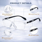 Magnifying Glasses for Close Work, Hands Free Wearable Magnifier for Reading, Crafts, Jewelry, Sewing (1 Pack)