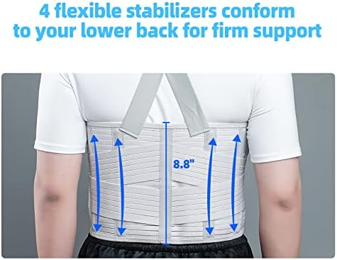 Solmyr Rib Injury Belt Chest Binder, Chest Brace Chest Compression Suppor Rib Bandage Wrap for Sternum Injuries, Sore or Bruised Ribs Support, Dislocated Ribs Protection, Pulled Muscle Pain