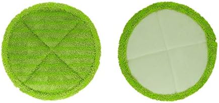 sky-w Soft Touch Mop Pads Replacement for Bissell Spinwave 2039A, 2124, 2039, 20391 Powered Hard Floor Mop (Pack of 12, Green)
