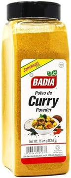Badia Curry Powder Jamaican Style, 16 oz – Authentic Island-Inspired Blend of Spices for Bold Caribbean Flavor