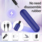 Mini Handheld Electric Back Massager Waterproof Quite Massager, Portable Massager for Back Neck Shoulder Body,Blue