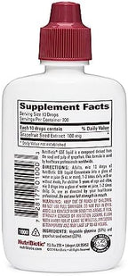 NutriBiotic – GSE, 2 Oz Liquid | The Original Grapefruit Seed Extract Premium Concentrate with Bioflavonoids | Potent Immune & Overall Health Support | Vegan, Gluten Free, Non-GMO