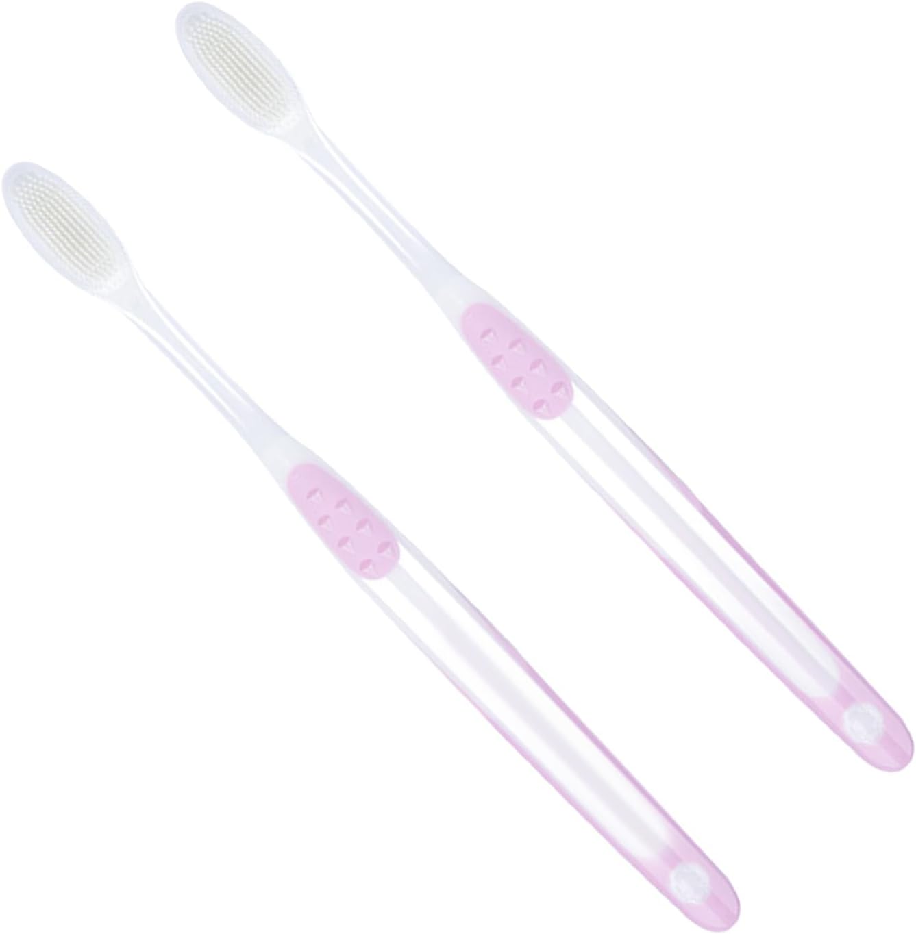 FUOYLOO Pregnant Women Toothbrush 2pcs Set Soft Bristle Manual Toothbrushes for Oral Care and Tooth Cleaning Supply Suitable for Maternal Women and Postpartum Use Random Style