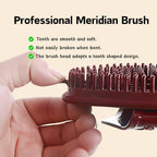 2pcs Meridian Brush Massage, 2025 New Meridian Massage Pressure Brush, Whole Body Essential Oil Massage Brush, Professional Custom Portable Handheld.