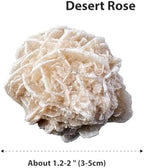Apengshi Desert Rose Raw Crystals Natural Crystal and Healing Stones Rough Rocks Reiki Chakra Fountain Home Garden Decor Yoga Meditation DIY Stone 1.2-2''