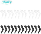 HKIDEE Eyeglass Ear Grip, Anti - Slip Comfortable Silicone Elastic Eyeglasses Retainers For Sunglasses Reading Glasses Eyewear, Sport Eyeglass Strap, 12 Pairs
