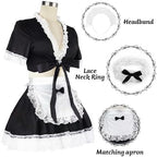 Maid Outfit Women's Exotic Costumes Perfect for Cosplay and Halloween Party Dress