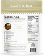 Quay Naturals Organic Sorghum Flour 2lb - Organic Jowar Flour - Made With Gluten Free Sorghum Whole Grain - Non GMO - Gluten Free Baking Flour