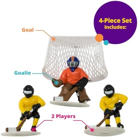 Hockey FaceOff DecoSet Cake Decoration