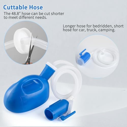 ONEDONE Replacement Hose for Urinal - Urinal Tube 48 Inch for Portable Urinal for Men Women Urinal Hose