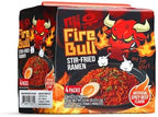 [Fire Bull Ramen] Intense Spicy Stir-Fried Ramen | Authentic Korean Heat Meets Flavorful Delight | Thick, Chewy Noodles | Quick & Easy Meal (4 Pouches)