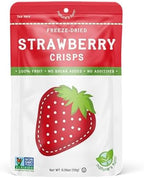 Nature's Turn Freeze-Dried Fruit Crisps – Healthy, Gluten-Free, Plant-Based, Crispy & Delicious Snack – Ideal for Cereal, & School On-the-Go Snacks – Strawberry, 24 Bags (0.35 oz Each)