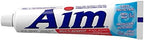 Aim Cavity Protection Anticavity Fluoride Toothpaste, Ultra Mint Gel, 6 Ounce - Pack of 6