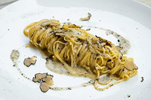 100% Italian Black Summer Truffle Carpaccio (6.35 Oz) - Thin Shaved Truffle Slices (Tuber Aestivum) in Olive Oil - Gourmet Ready to Eat Truffles