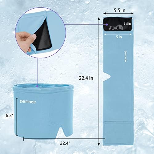 Ice Pack for Heat, Cold Compress Reusable(Ice Blue)