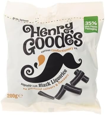 Candyland Henry Goodes Soft Liquorice (200g x 6)