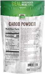 NOW Foods, Carob Powder, Dry Roasted, Additive-Free, Nutritious Substitute for Chocolate, 12-Ounce (Packaging May Vary)