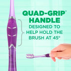 GUM Technique Deep Clean Toothbrush - Full Head - Soft Toothbrushes for Adults with Sensitive Soft Bristles, 1 Count (Pack of 6)