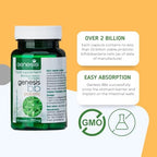 Genesis Bifidobacterium Complex BB Probiotic May Support Gut Helth, Digestion, Immune System 240 Mg per Capsule 90 caps