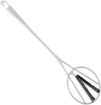 Quilt Dust Removal Tool Long Handle Traditional Quilt Duster for Mattress Dust and Rug Cleaning Household Dusting Tool with White Handle for Home Use