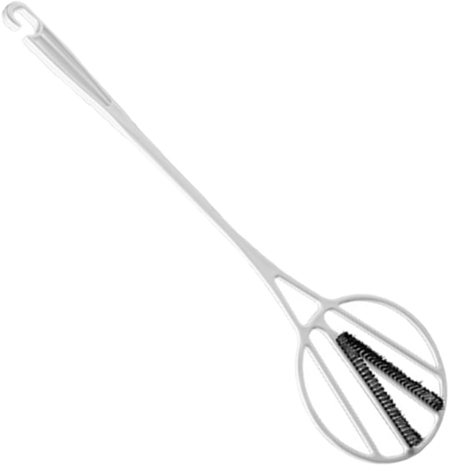 Quilt Dust Removal Tool Long Handle Traditional Quilt Duster for Mattress Dust and Rug Cleaning Household Dusting Tool with White Handle for Home Use