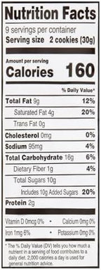 Fudge Covered Peanut Butter Filled Cookies, Real Cocoa & PB, Great Snack Snacking Kosher Food Dessert Treat, 9.5 oz Value Pack